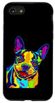 Coque pour iPhone SE (2020) / 7 / 8 Boston Terrier Chien Artistique Art drôle de Boston Terrier