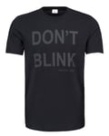 Greater Than A Base Don't Blink Tee Black - L