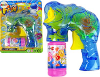 Leantoys Fan Soap Bubble Gun Blå Maskin