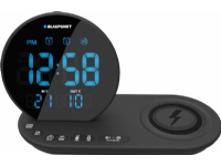 Blaupunkt CR85BK, Digital väckarklocka, Svart, LCD, Batteri / USB, CR2032, 5 V