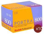 KODAK Portra 800asa 135 36Poses - Lot de 10