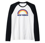 New Yorker T Shirt Raglan Baseball Tee