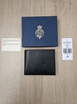 Polo Ralph Lauren Black Leather Multipony Wallet Credit Card Holder Case Mens