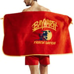 Frank Dandy Baywatch Beach Towel Röd bomull One Size