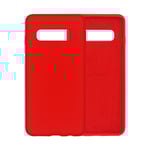 Merskal premium silikonskal till Samsung Galaxy S10 (Red)