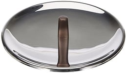 Alessi PU200/20 edo Lid with knob, Stainless Steel, Steel,Brown