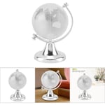 En 3D Kristallkula Globe, mini transparent glaskula, rund