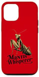 Coque pour iPhone 15 Pro Mante religieuse rétro Nature Lovers Mantis Whisperer