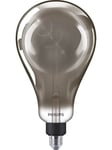 Philips LED-glödlampa Giant Ø160 6,5W/818 (20W) Smoky Dimmable E27