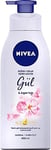 NIVEA Oil in Lotion Rose & Argan Oil 400Ml, Replenishing Body Lotion with Rose S