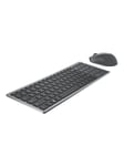 Dell Wireless Keyboard and Mouse KM7120W - keyboard and mouse set - Icelandic - titan grey - Näppäimistö ja Hiirisetti - Islantlainen - Harmaa