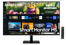 Samsung 27" M50C FHD Smart Monitor with Speakers & Remote in Black (LS27CM500EUXXU)