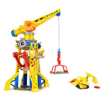 Rubble & Crew Kinetic Build-It-Sand Lekesett 60cm - Bark Yard Crane Tower