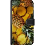 Motorola Edge 40 Pro Svart Plånboksfodral Ananas
