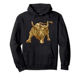 Bitcoin Cryptocurrency - Bull with the bitcoin Pullover Hoodie