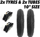 2 x Pram Tyres & 2 x Tubes 10" x 2 stroller, Mountain Buggy Duet swift  10"