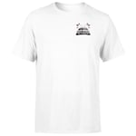 Back To The Future No Concept Of Time Men's T-Shirt - White - 5XL