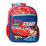 Disney Joumma Cars Lets Race School Backpack Adaptable to Cart Red 27x33x11cm Polyester 9.8L, red, School Backpack Adaptable to Trolley