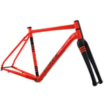 Kinesis Tripster AT Gravel Bike Frameset With Columbus Forks - Orange / 48cm