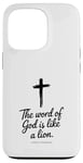 Cadeau Charles Spurgeon The Word of God Lion pour homme, femme et enfant Coque pour iPhone 13 Pro