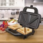 Quest 2-Slice Deep Fill Sandwich Toastie Maker / Stainless Steel / Non-Stick