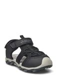 Fipa Kids Closed Toe Sandal Sport Summer Shoes Sandals Black ZigZag