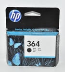 HP 364 Black Ink Cartridge CB316EE EXP DEC 2022 Deskjet Photosmart OfficeJet