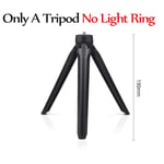 Moin Phone LED Light Ring Selfie Ring Lamp Novelty Pography Video Live Studio Fill Light Po Light For Smartphone,1 Tripod No LED Lamp