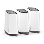 NETGEAR Orbi Pro WiFi 6 Tri-Band Mesh System (SXK80B3) | Router with 2 Satellite Extenders for Business or Home | Coverage up to 9,000 sq. ft. and 60+ Devices | AX6000 802.11 AX (up to 6Gbps)