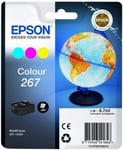 GENUINE EPSON 267 COLOUR ink cartridge Feb 2022 WORKFORCE WF-100W WF-110W