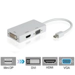 3in1 Thunderbolt To Hdmi/dvi/vga Adapter For Macbook Air Mac Dell Surface Pro
