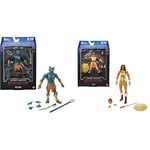 Masters of the Universe Masterverse Revelation Mer-Man Action Figure 7-in MOTU Battle Figures for Storytelling Play and Display & Masterverse Revelation Teela Action Figure 7-in MOTU Battle Figures