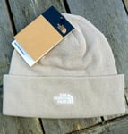 Genuine THE NORTH FACE Flax Logo BEANIE Hat Unisex Adult  TNF73