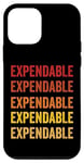 Coque pour iPhone 12 mini Définition consommable, Expendable