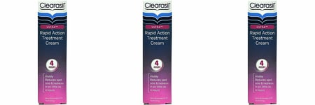 Clearasil Ultra Rapid Action Treatment Cream 25ml Choice of 1 2 3 6 Packs OOD