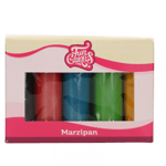 FunCakes Färgad Marsipan Multipack, Grundfärger -