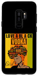 Galaxy S9+ Black Independence Day - Love a Black Vodka Girl Case
