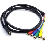 audio video cable hdmi à 5 rca mâle component convert câble pour hdtv tv box 1080p dvd ocs126