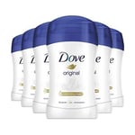 Dove Original Anti-perspirant Deodorant Stick pack of 6 40 ml