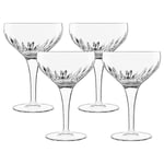 Luigi Bormioli - Mixology cocktailglass 22,5 cl 4 stk klar