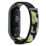 Kamouflage Nylon Justerbart Smart Klockarmband För Xiaomi Mi Band 7 Ersättningsarmband