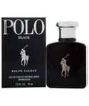 Ralph Lauren Mens Polo Black Eau de Toilette 75ml - One Size