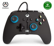 Manette filaire améliorée PowerA pour Xbox Series X|S - Blue Hint