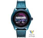DIESEL Fadelite DZT2020 Smart Watch with Google Assistant-Blue, Plastic Strap