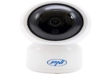 PNI Caméra de vidéosurveillance IP390T 1080P avec PTZ WiFi H264 + Prend en Charge 128 GB microSD, Vision Nocturne, Application Tuya, P2P