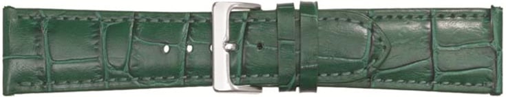 Poletto Klockarmband 454S.08A.24 Läder Grön 24mm