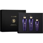 T-LAB Professional Kollektion Blond Ambition Ritual Set för blondiner Purple Shampoo 300 ml + Purple Treatment 300 ml + Elixir Absolute 150 ml 1 Stk. (905,00 kr / 1 st.)