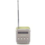 (green)Radio Radio Billig Radio Td V26 Small Portable Radios Mains And Battery