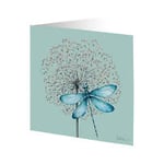 Cards by Jojo Blue dragonfly kort med kuvert 15x15 cm