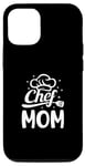 Coque pour iPhone 12/12 Pro Chef Mom Culinary Mom Restaurant Famille Cuisine Culinaire Maman